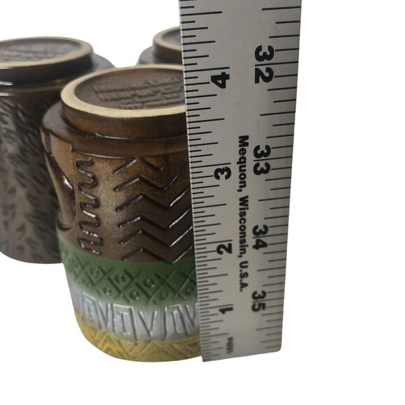 Munktiki Maori Stacker Mugs Cups Set 3 Ceramic Man Cave Tiki Bar - Picture 9 of 16